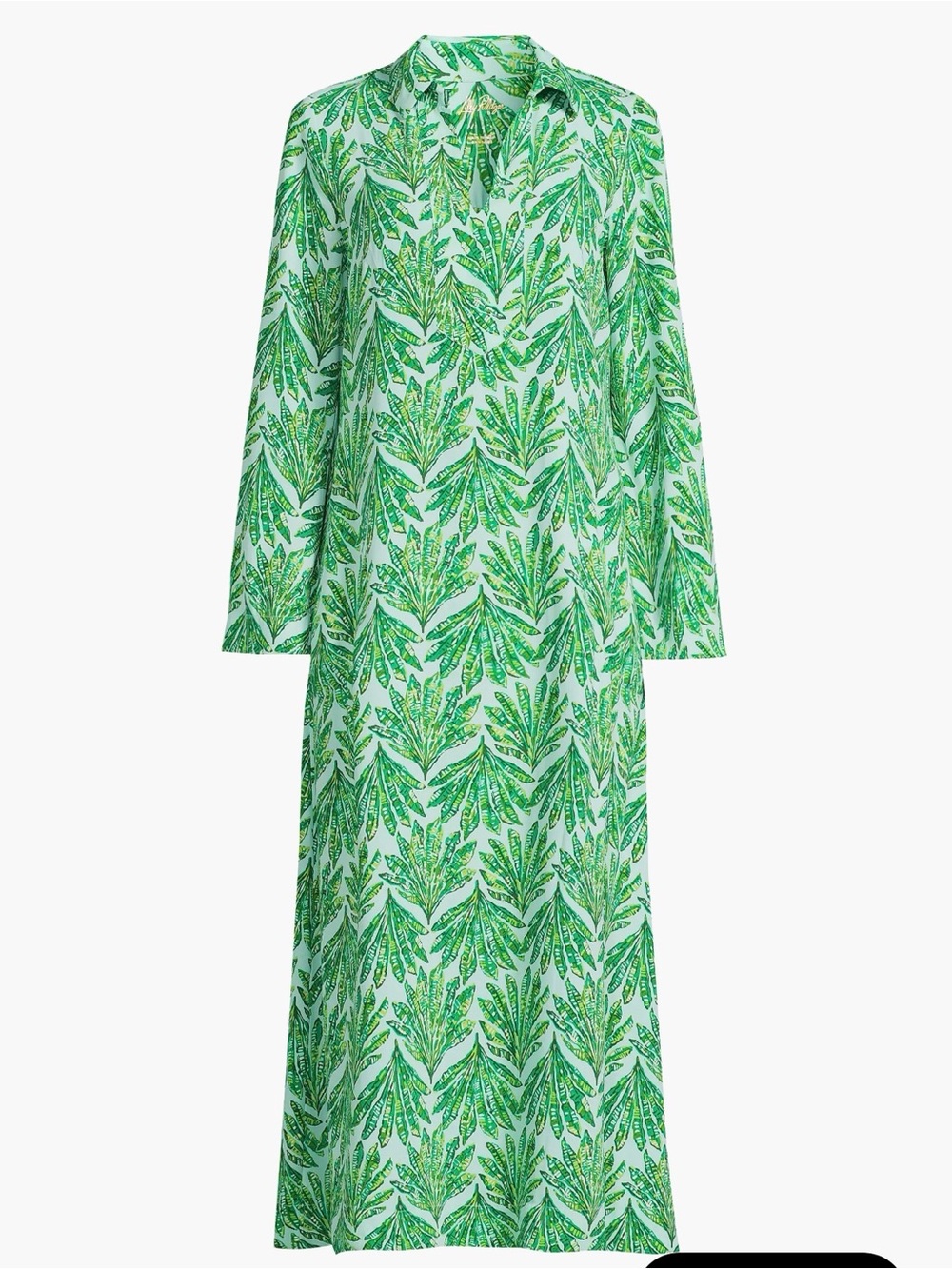 Lilly Pulitzer Simona Printed Straight Caftan Maxi Dress - Plumeria Pale - Picture 2 of 8